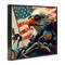 Stupell Industries Patriotic Bald Eagle Framed Giclee Art